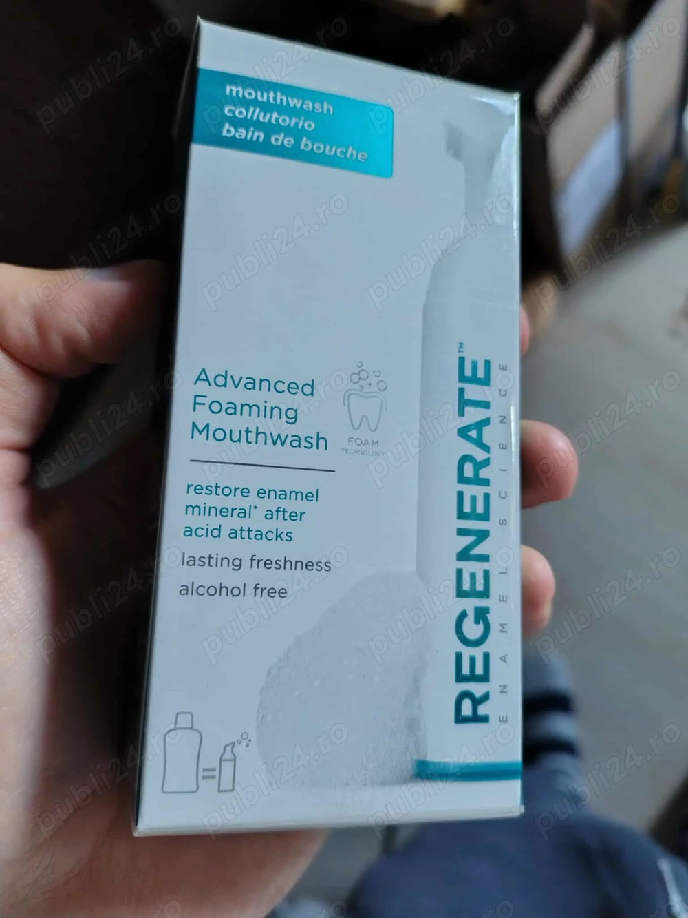  Apa de Gura, Regenerate, Enamel Science, cu Spuma Avansata, Remineralizeaza Smaltul Dentar, fara Al