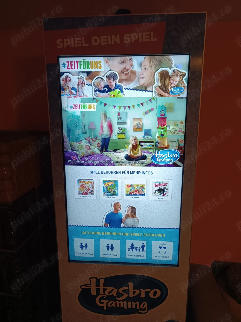Monitor digital touchscreen 