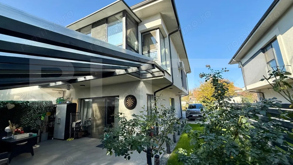 Casa tip duplex mobilat utilat, 4 camere, cartier privat, zona Gilau 