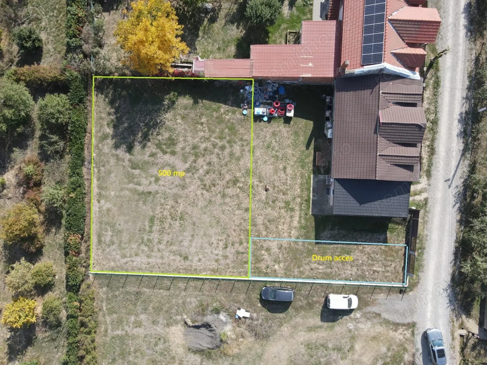 Teren de vânzare în vatra satului Urseni   500 mp   Comision 0%