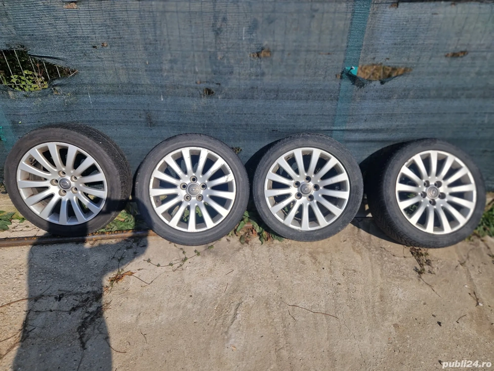 set jante Aluminiu 18" inch cu anvelope 2024 5x120 opel