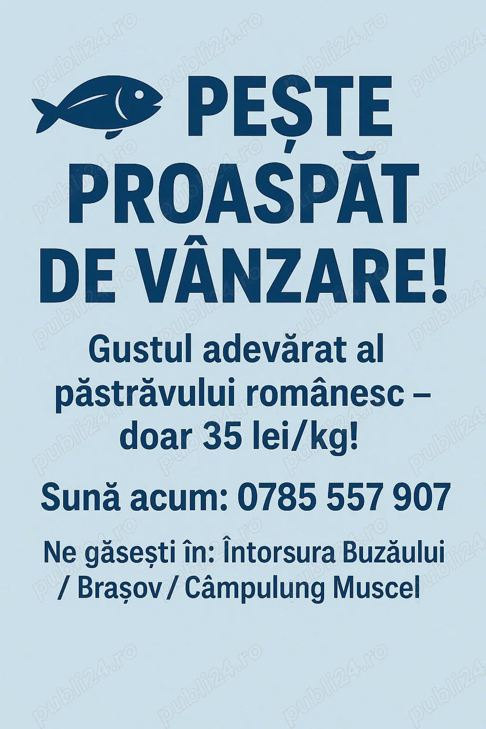 Păstrăv de vanzare Păstrăv de vanzare