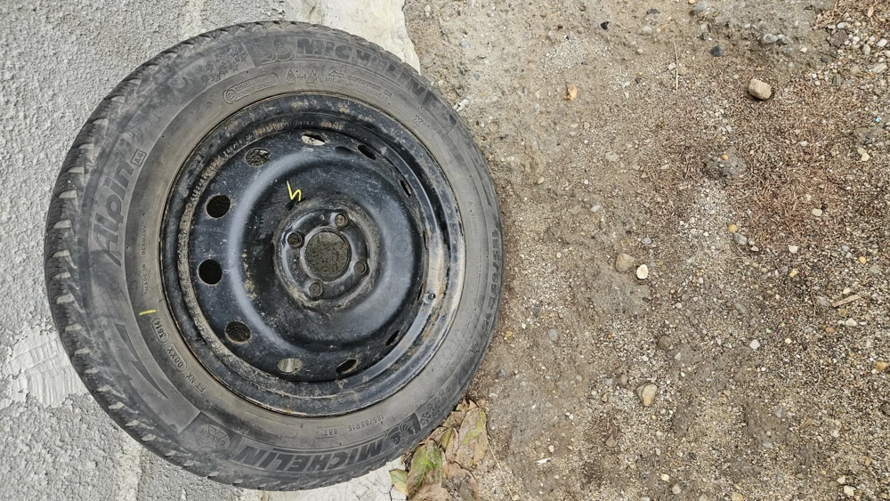 5 jante tabla R15, 4x100, 6j, 60.1, ET50, Logan,185/65/15