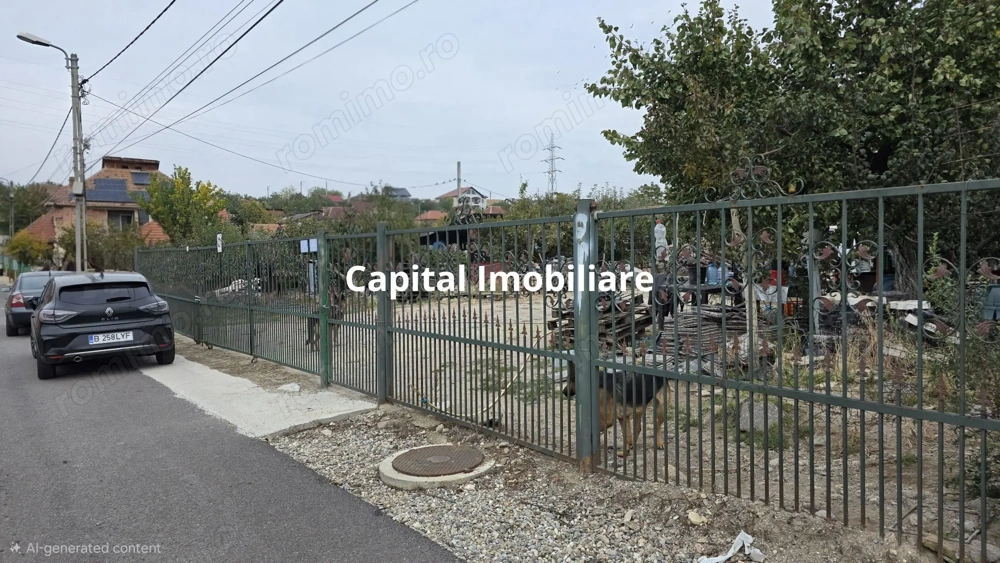Teren intravilan 1426 mp, deschidere 35 ml