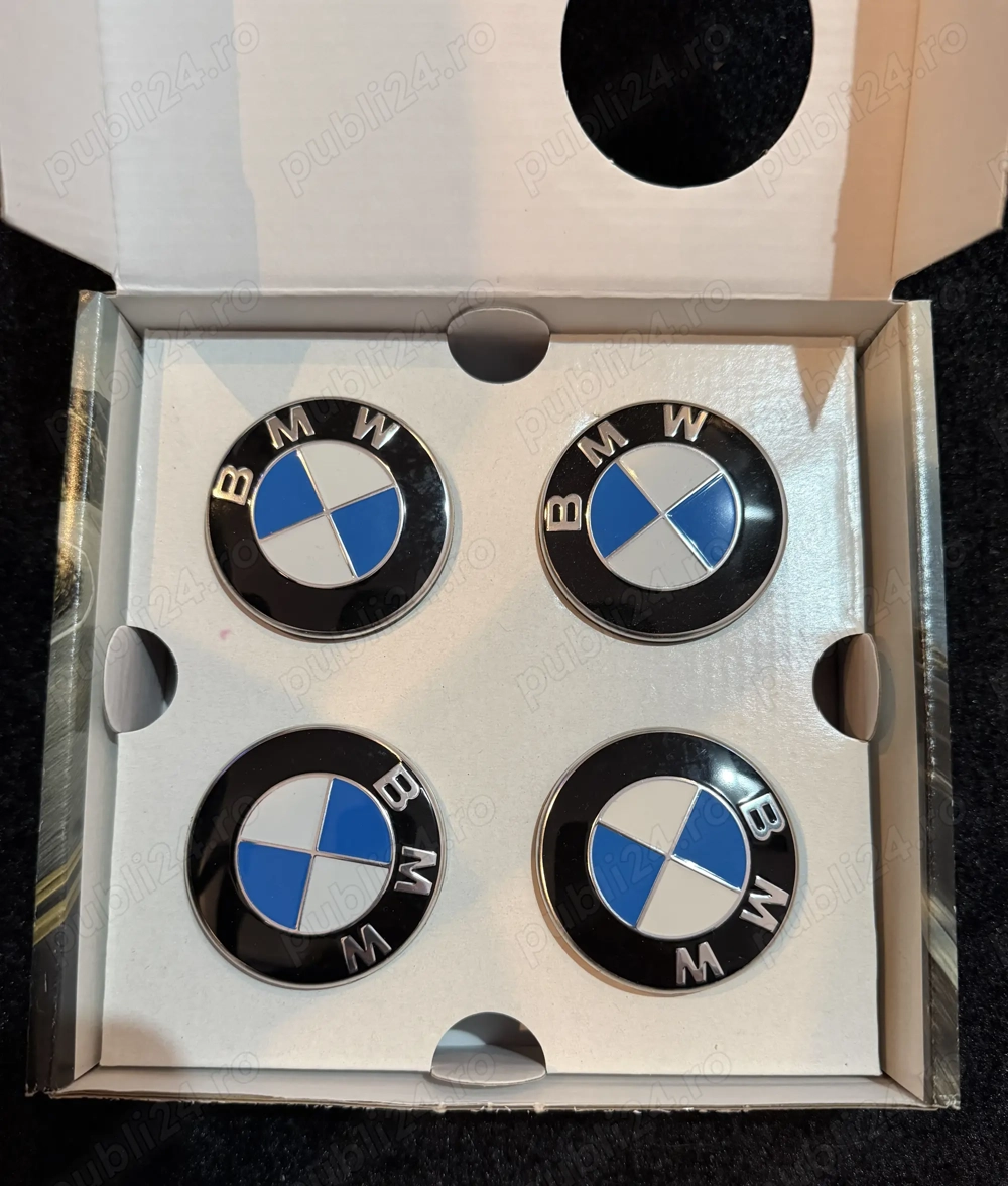 Floating Center Caps BMW – Set de 4 bucăți, Nou, Original