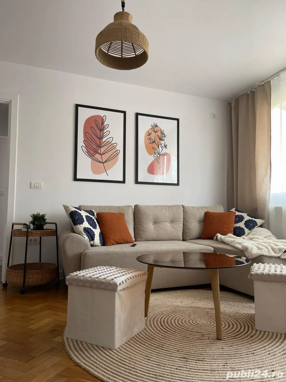 Închiriere apartament 2 camere, zona centrală (10 min de Piaţa Unirii & 10 min de Iulius Mall)
