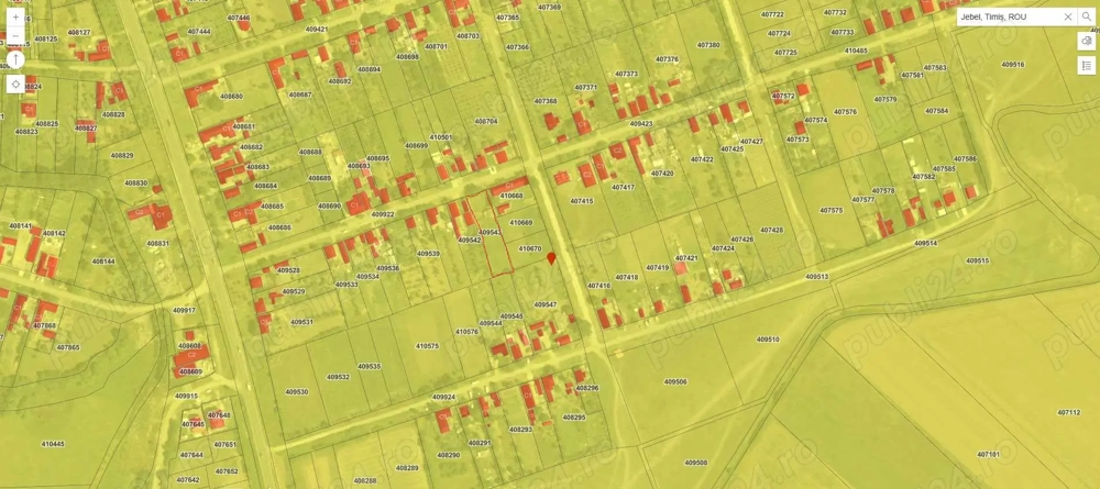 Vand teren de casa în Jebel 