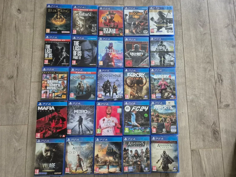 PS4 Slim 1,5 T cu 2 controllere si 26 jocuri