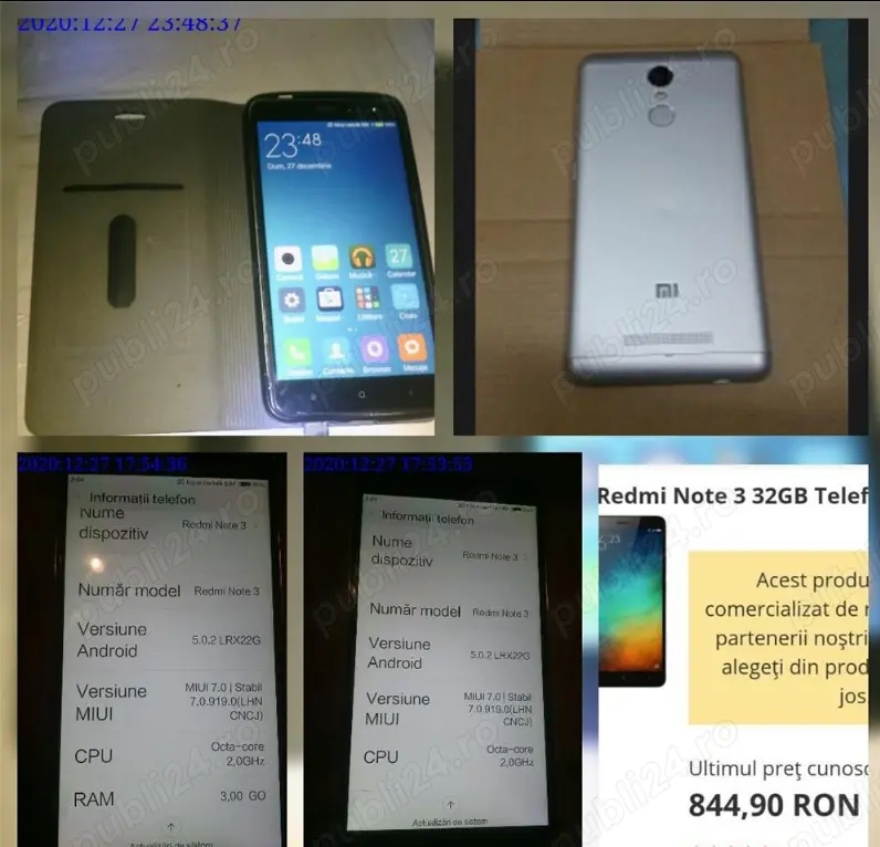 Telefon Xiaomi Redmi dual SIM Octa-Core 4050mAh