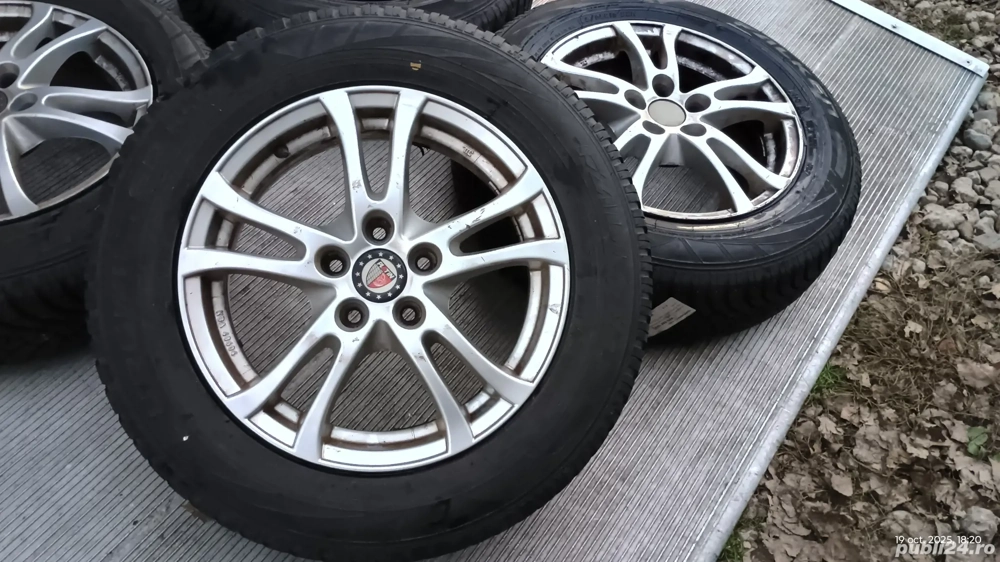 Roti Iarna / Jante Ford Focus 5x108 R16 Anvelope 195/65R16 Falken Dot 2023 profil 7mm