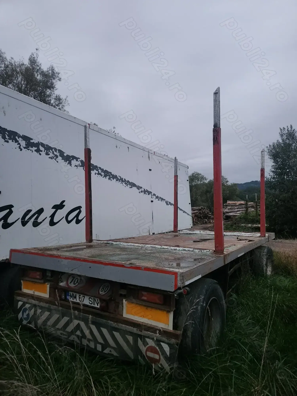 Remorca 2 axe mai multe piese