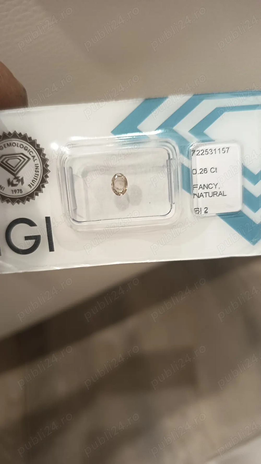 Diamant sigilat 0.26