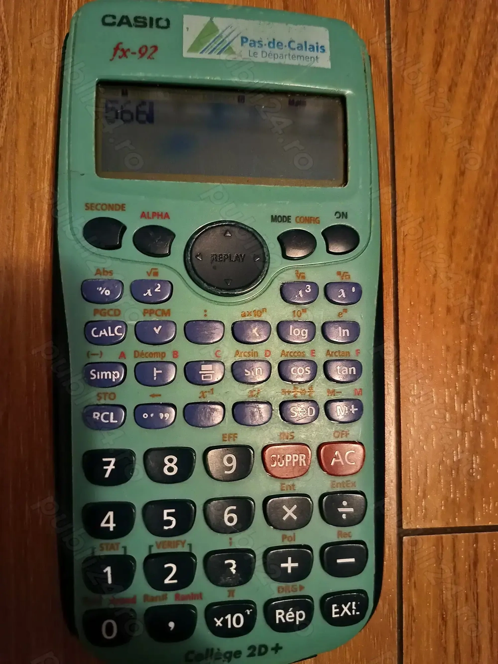 3 Calculatoare vechi: 1 Calculator ştiinţific Casio fx-92, made Japan 