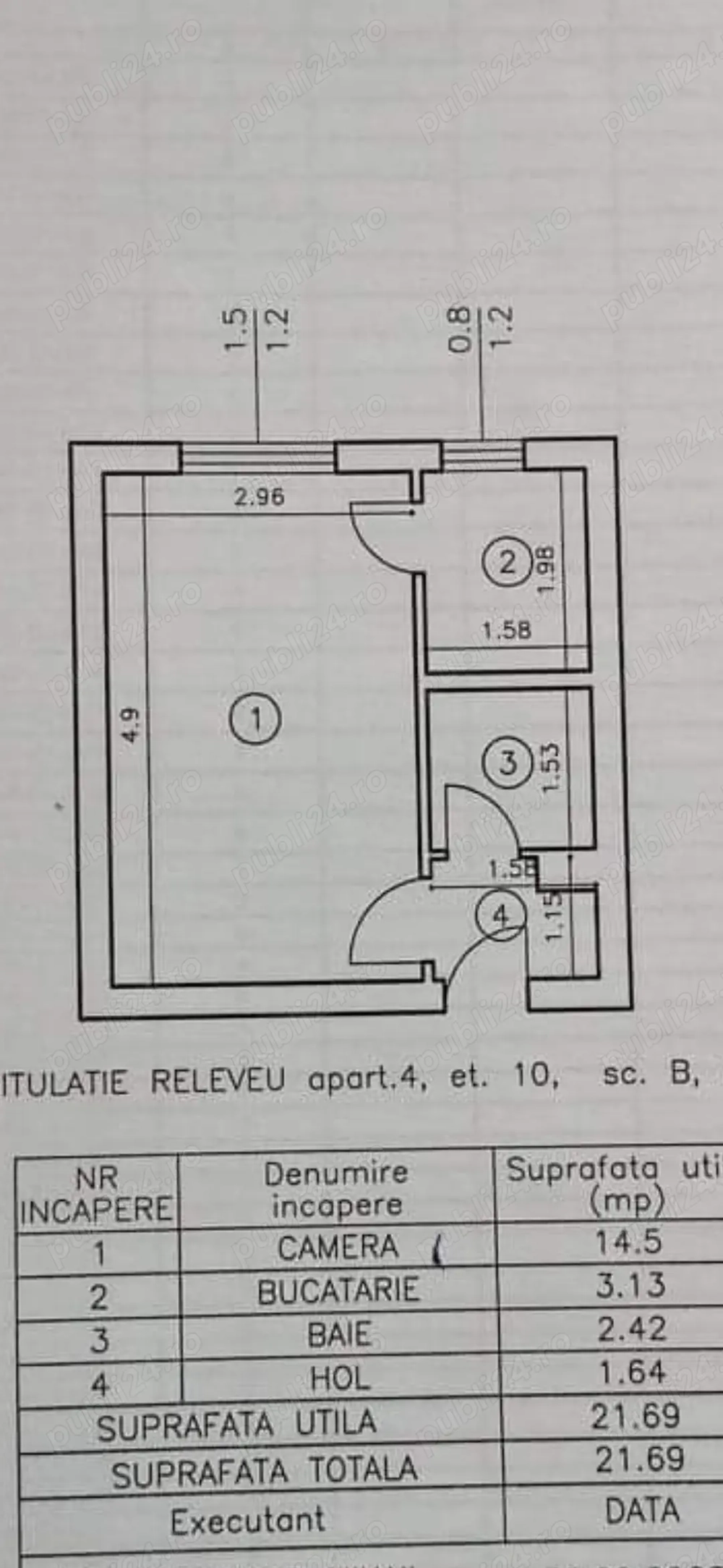 Garsonieră complet renovată şi mobilată - Mircea cel Bătrân, laşi