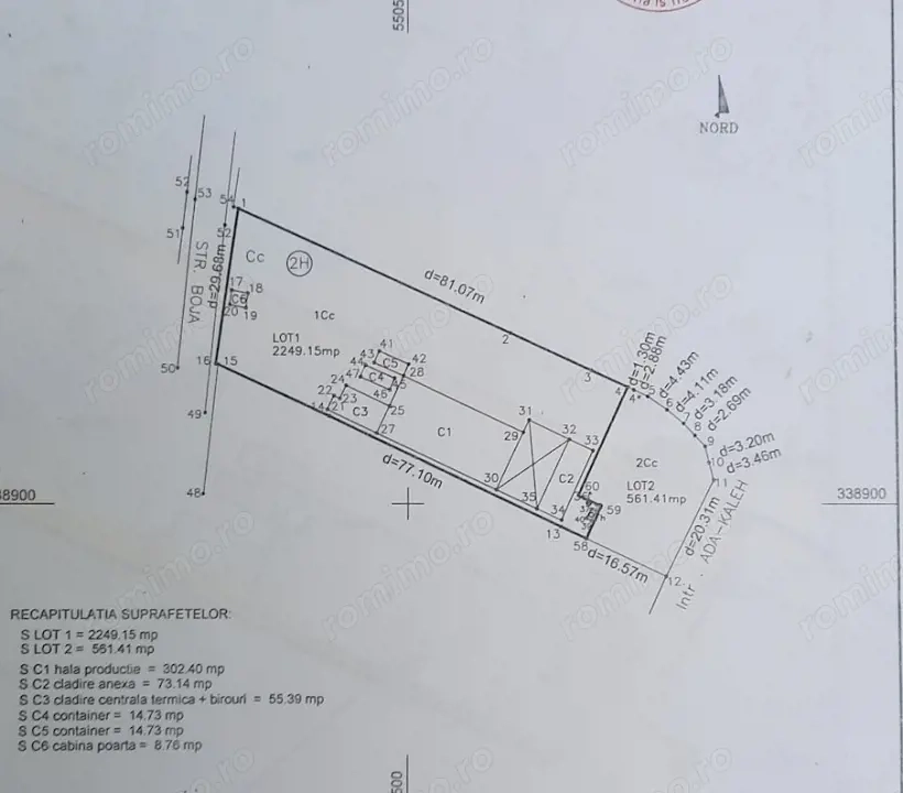 Teren 2800mp Lacu Morii