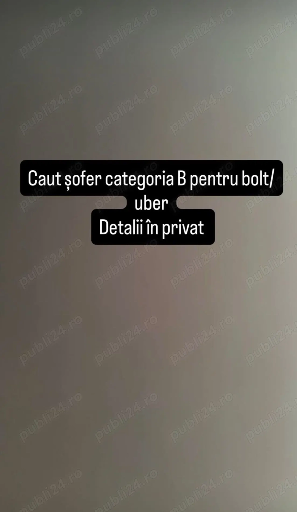 Angajez sofer bolt  Angajez sofer bolt