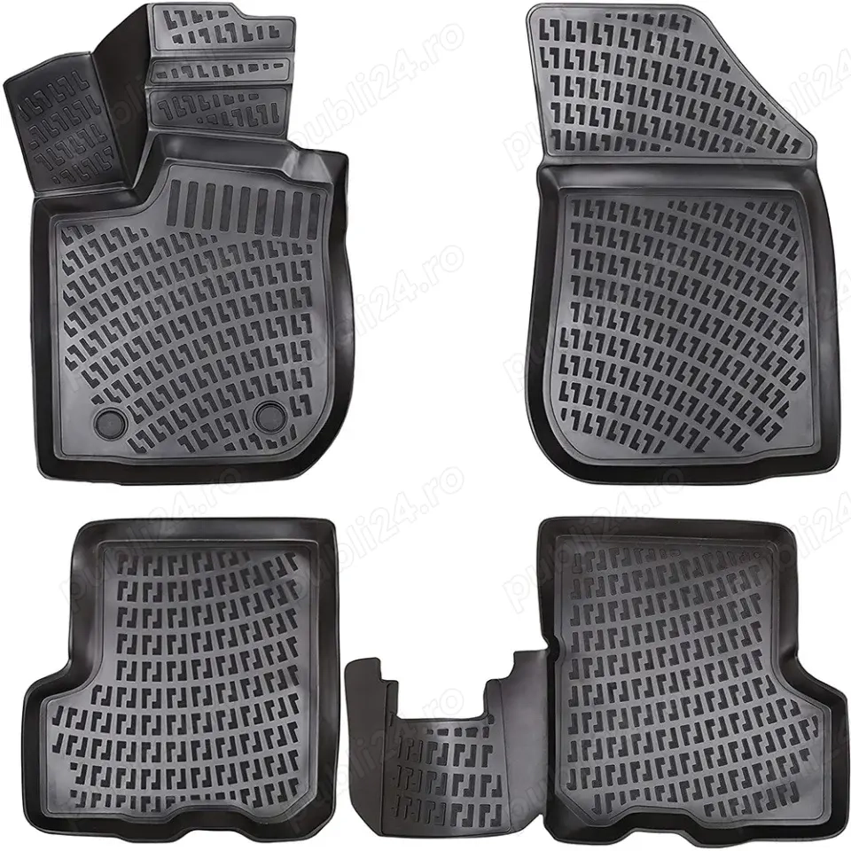Set covorase auto cauciuc DACIA SANDERO,Logan 1 , 2 ,3 , Duster , Mcv