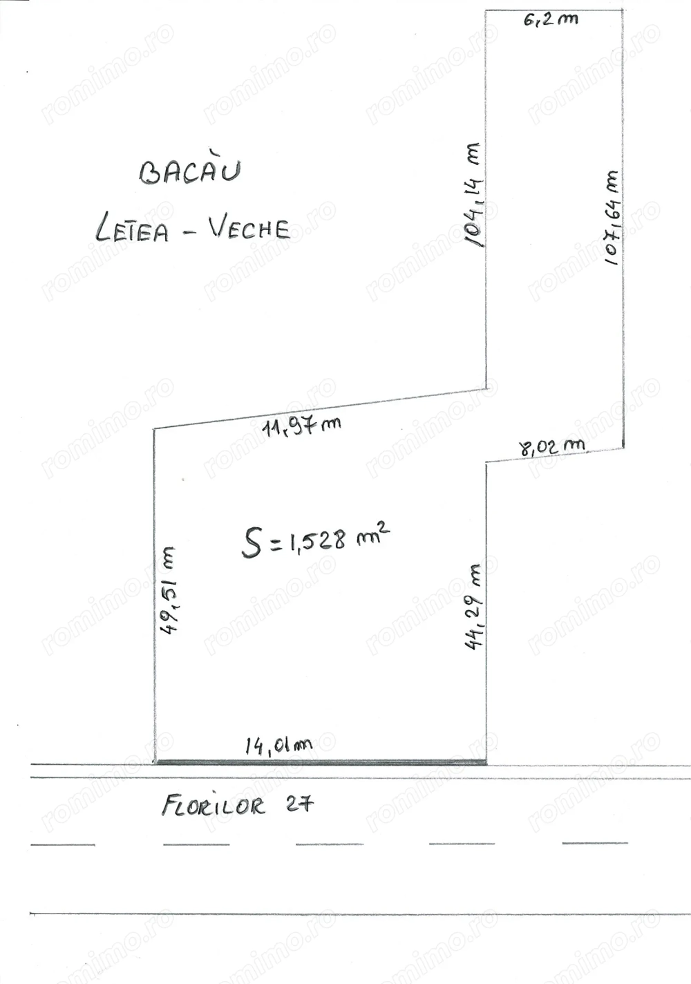 Teren de vanzare in comuna Letea-Veche.