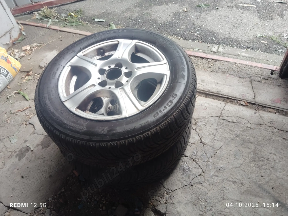 jante aliaj 5x100 cu anvelope iarna BfGoodrich 175 65 R14