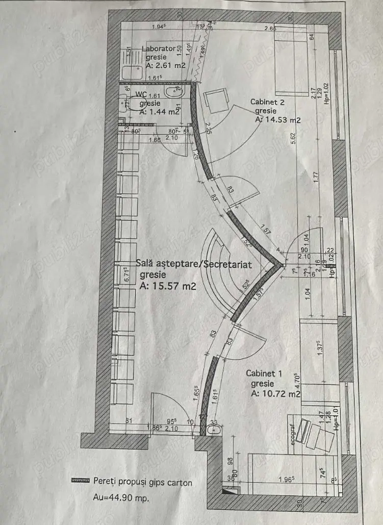 Inchiriez Cabinet medical Psihologic  Psihiatric