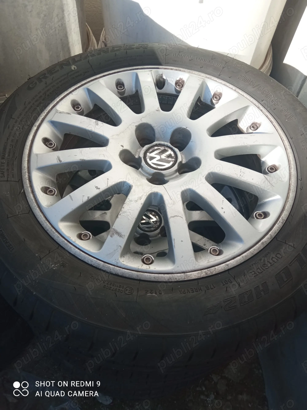 Jante aliaj cu cauciucuri de vara 