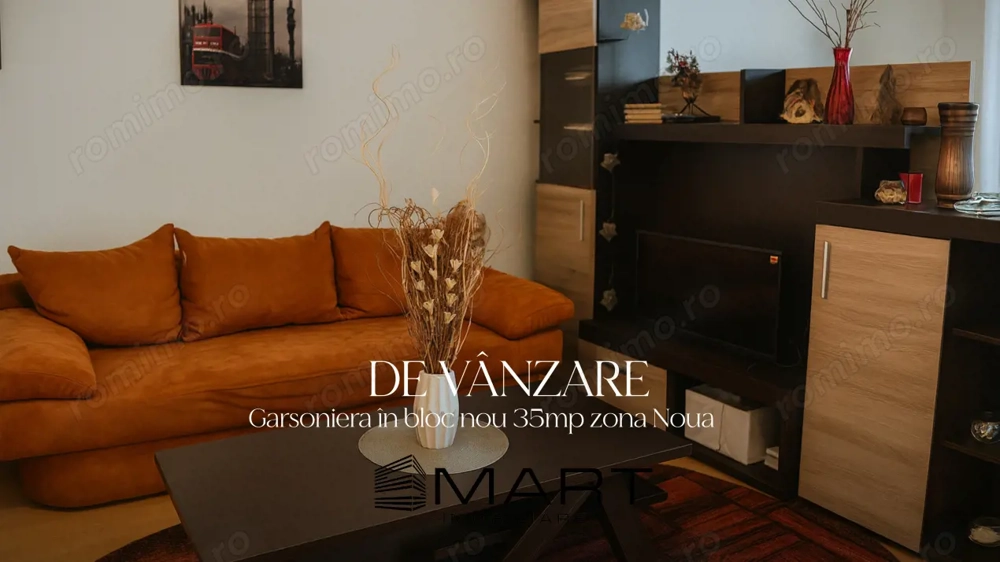 Garsoniera 35 mp Noua, Bloc Nou