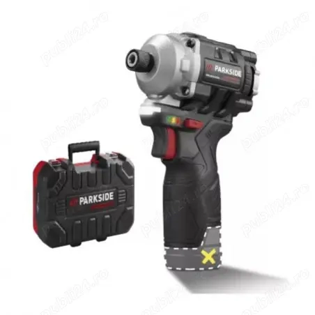 Masina de insurubat PARKSIDE PERFORMANCE PDSSAP 12 A1, 12 V, motor fara perii, 170 Nm