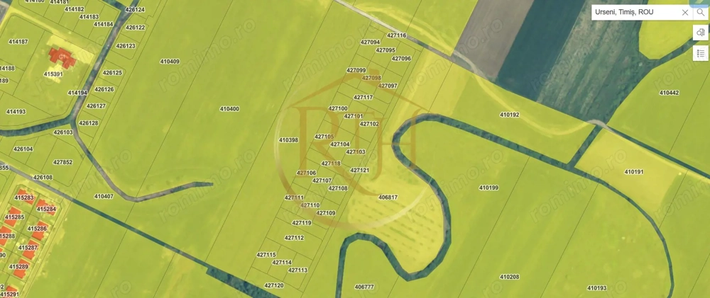 18 loturi de teren, Urseni – oportunitate excelentă pentru investitori