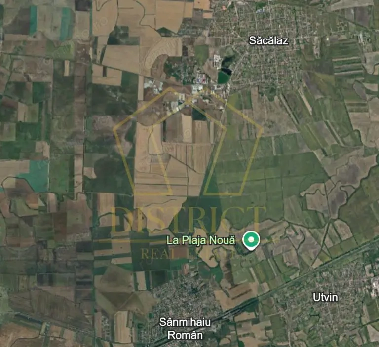 Teren extravilan pretabil P.U.Z. industrial | Sacalaz - Sanmihaiu Roman