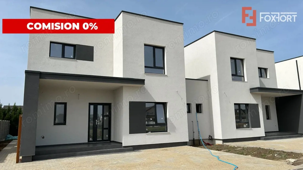 Duplex 5 camere spatios, cu 3 locuri de parcare - Dumbravita