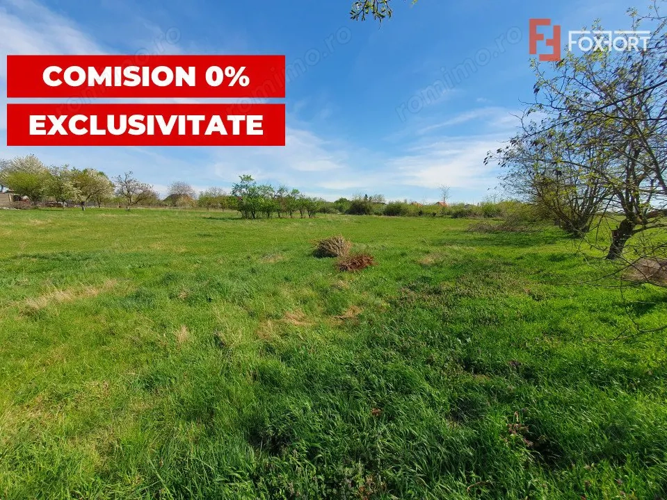 Comision 0% Teren intravilan 3000 mp in Padureni Jebel