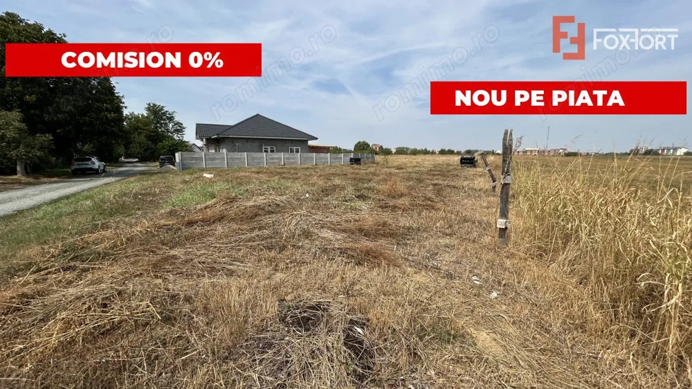 COMISION 0% Teren intravilan 610 mp, si front de 31 ml, Giroc