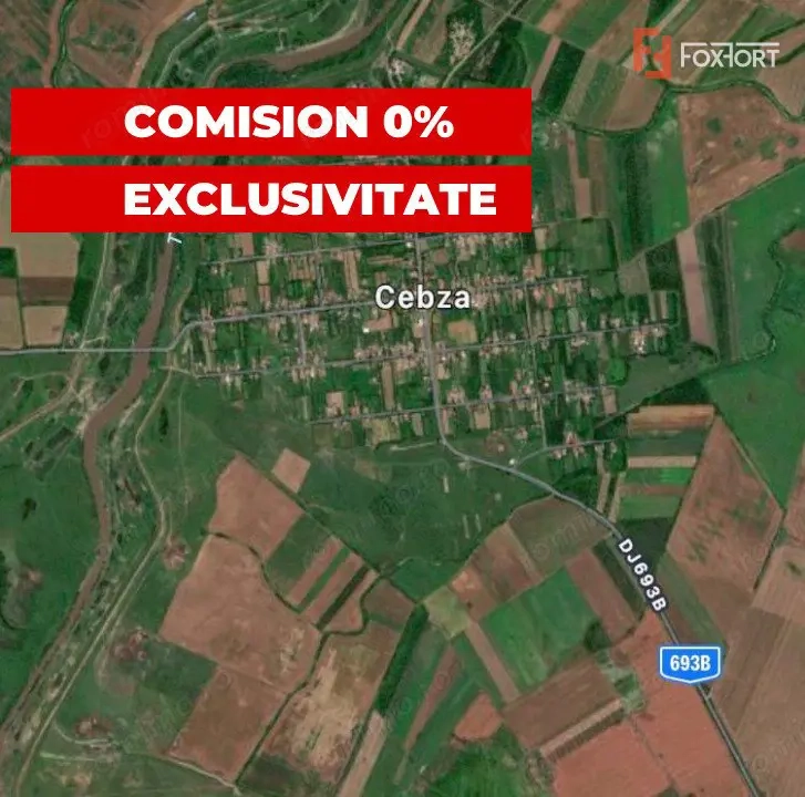 OCAZIE COMISION 0% - vanzare teren intravilan Cebza vatra satului 