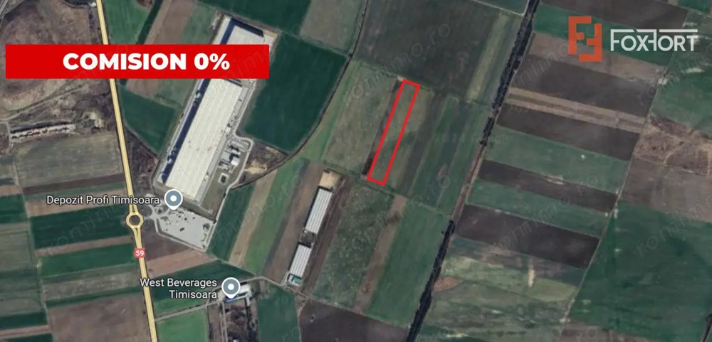 COMISION 0% Teren intravilan 18.600 mp - SAG - Depozit Profi