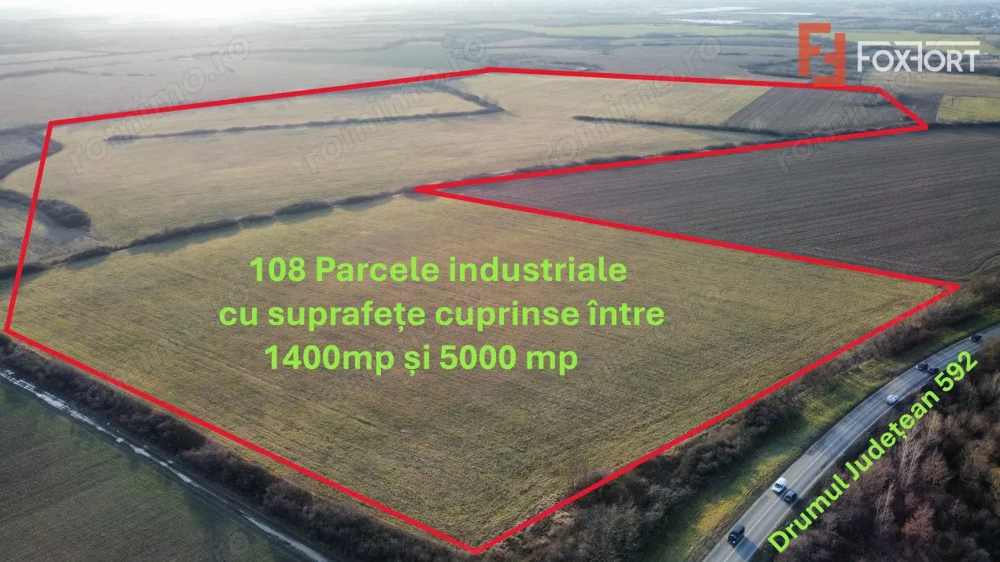 COMISION 0% Teren industrial 2000 mp, utilitati, acces TIR - Mosnita