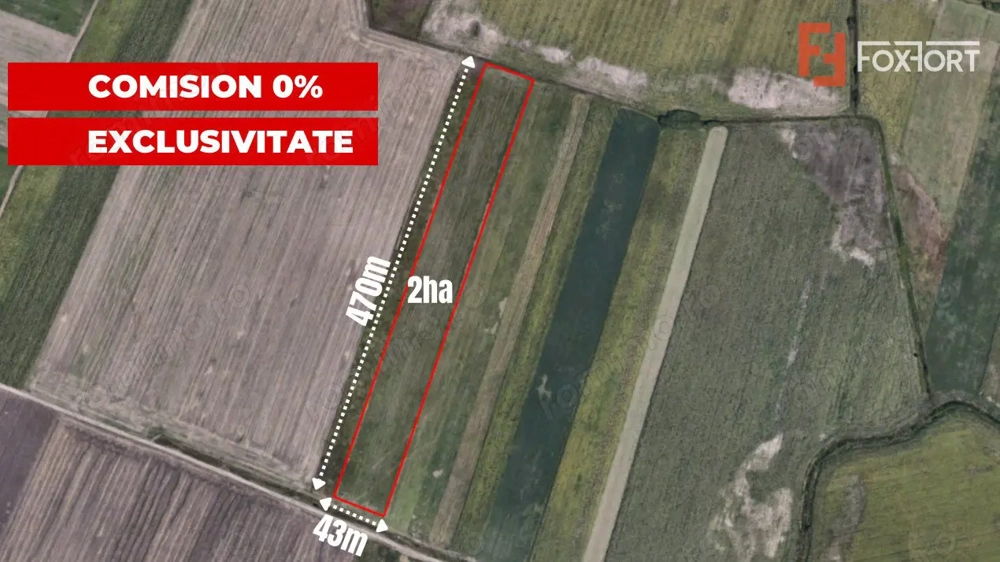 COMISION 0% Teren extravilan agricol, Sacalaz - 20.000 mp