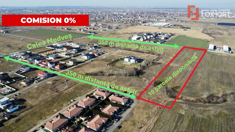 COMISION 0% Parcela Mosnita, toate utilitatile + Asfalt