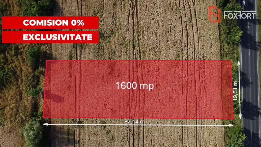 COMISION 0% Teren de vanzare intravilan de 1.600 mp - Padureni