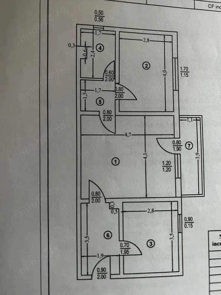 Proprietar, vand apartament 2 camere semidecomandat in Slatina, zona Steaua