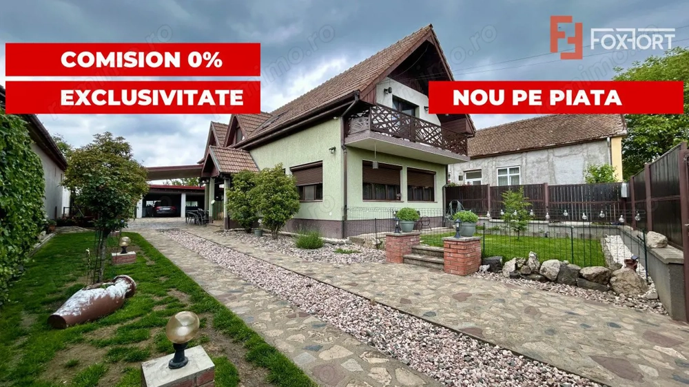 COMISION 0% Casa individuala 4 camere utilata, cu garaj dublu - Giarmata
