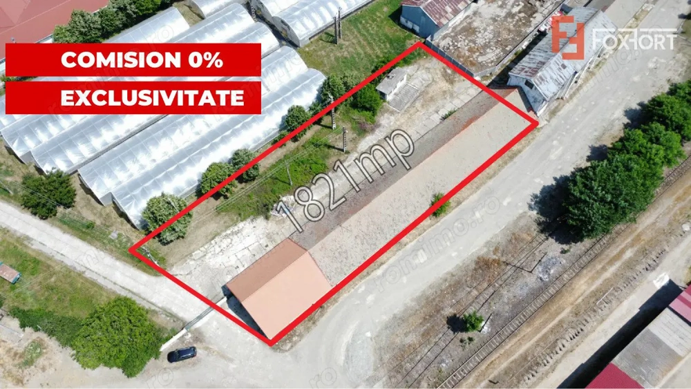 COMISION 0% Spatiu industrial de 695 mp si teren de 1821 mp - Giulvaz