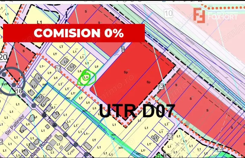 COMISION 0% Teren intravilan 636 mp - Giarmata-Vii