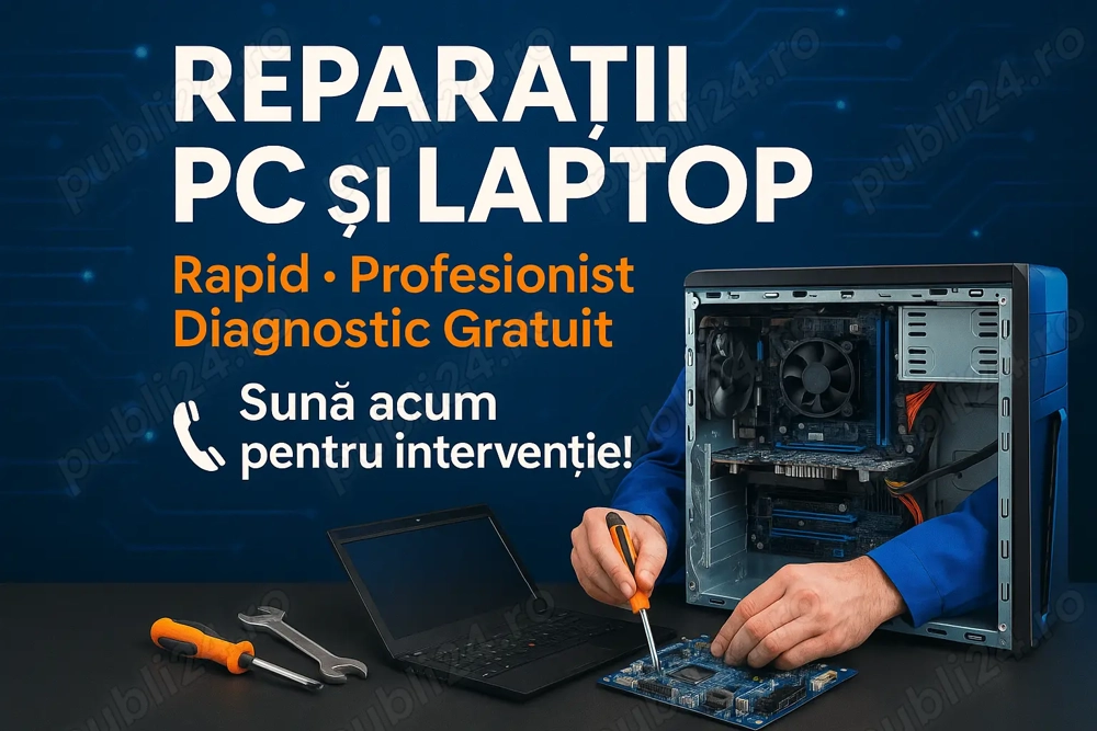 Reparații PC & Laptop   Rapid și Profesionist!