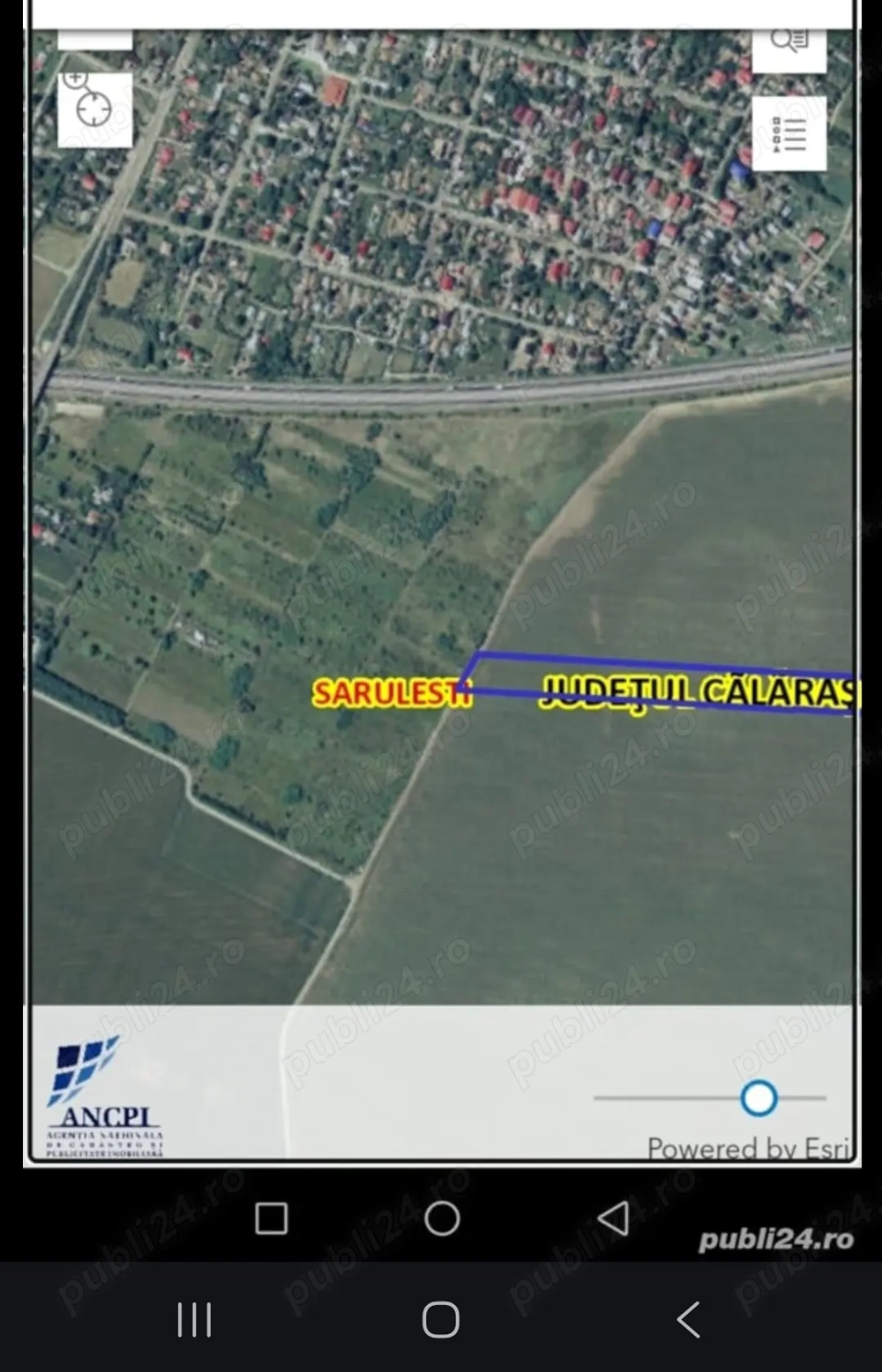 Vanzare teren agricol in  Sărulești Gara 