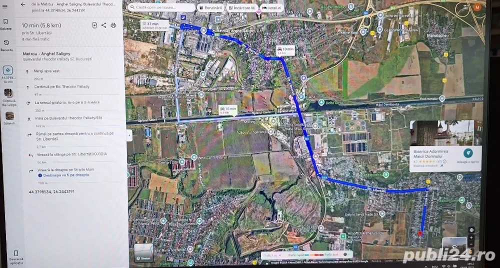 Teren 1000 m  Glina, 15km fata de Piata Unirii 