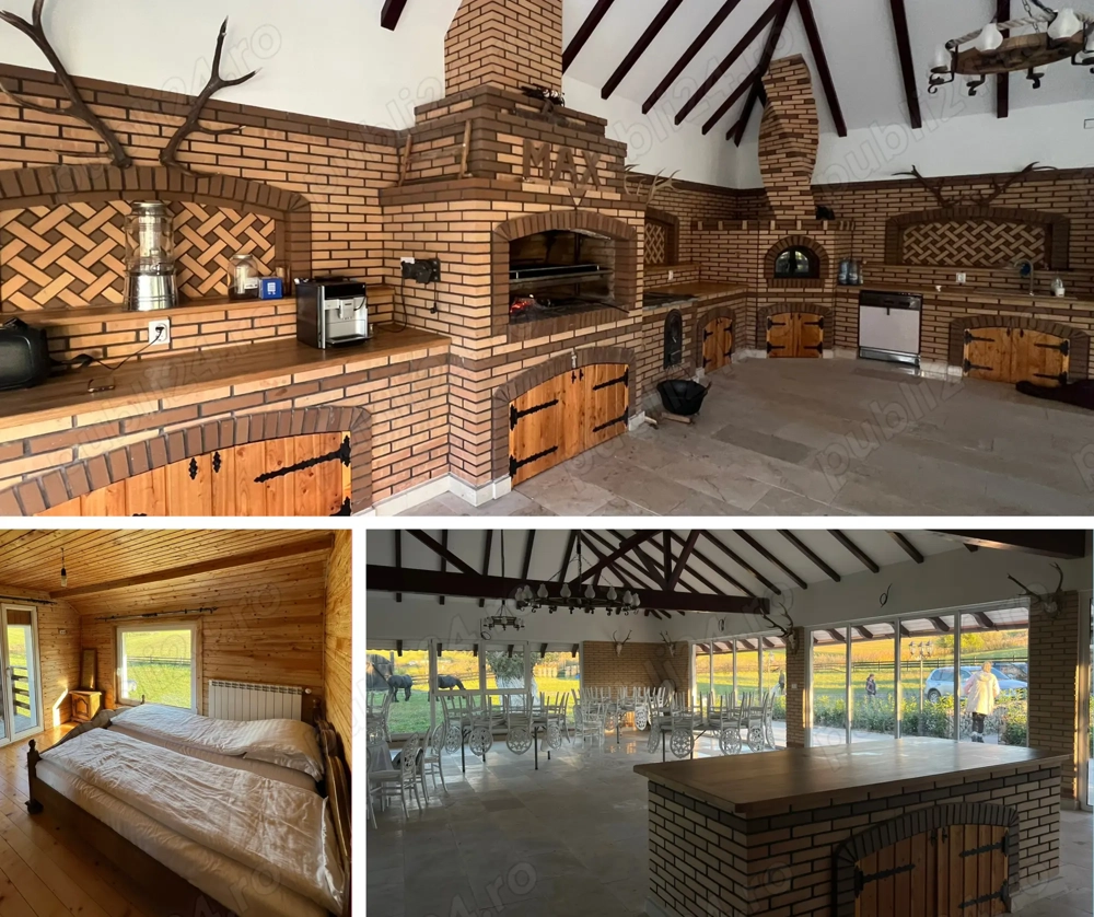 Locație cabană pentru evenimente și cazare