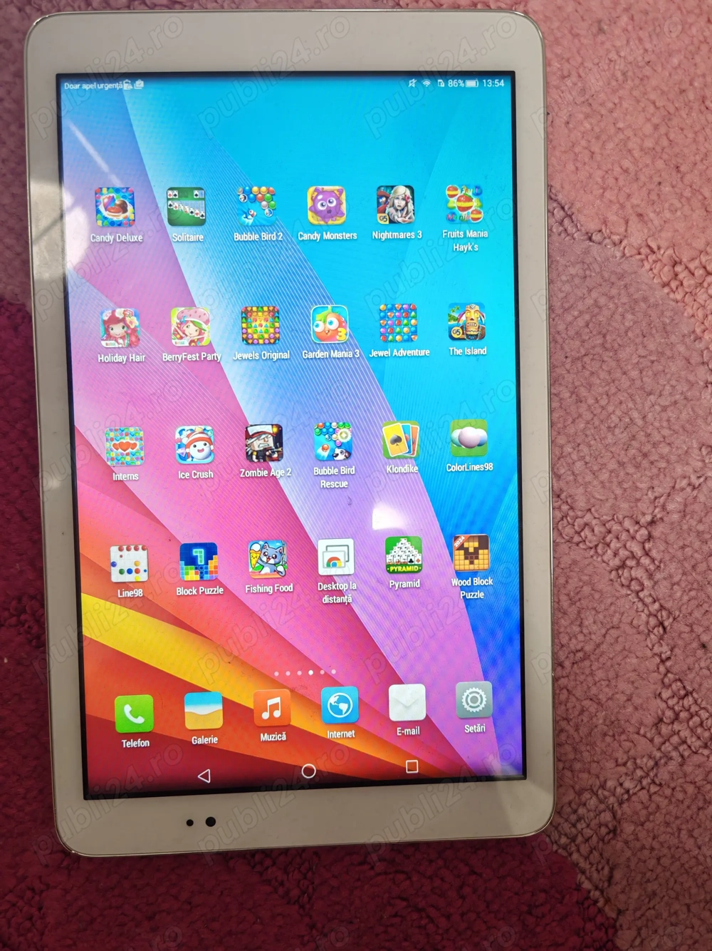 Tableta Huawei T1 10 inchi, GPS, GSM funcție telefon