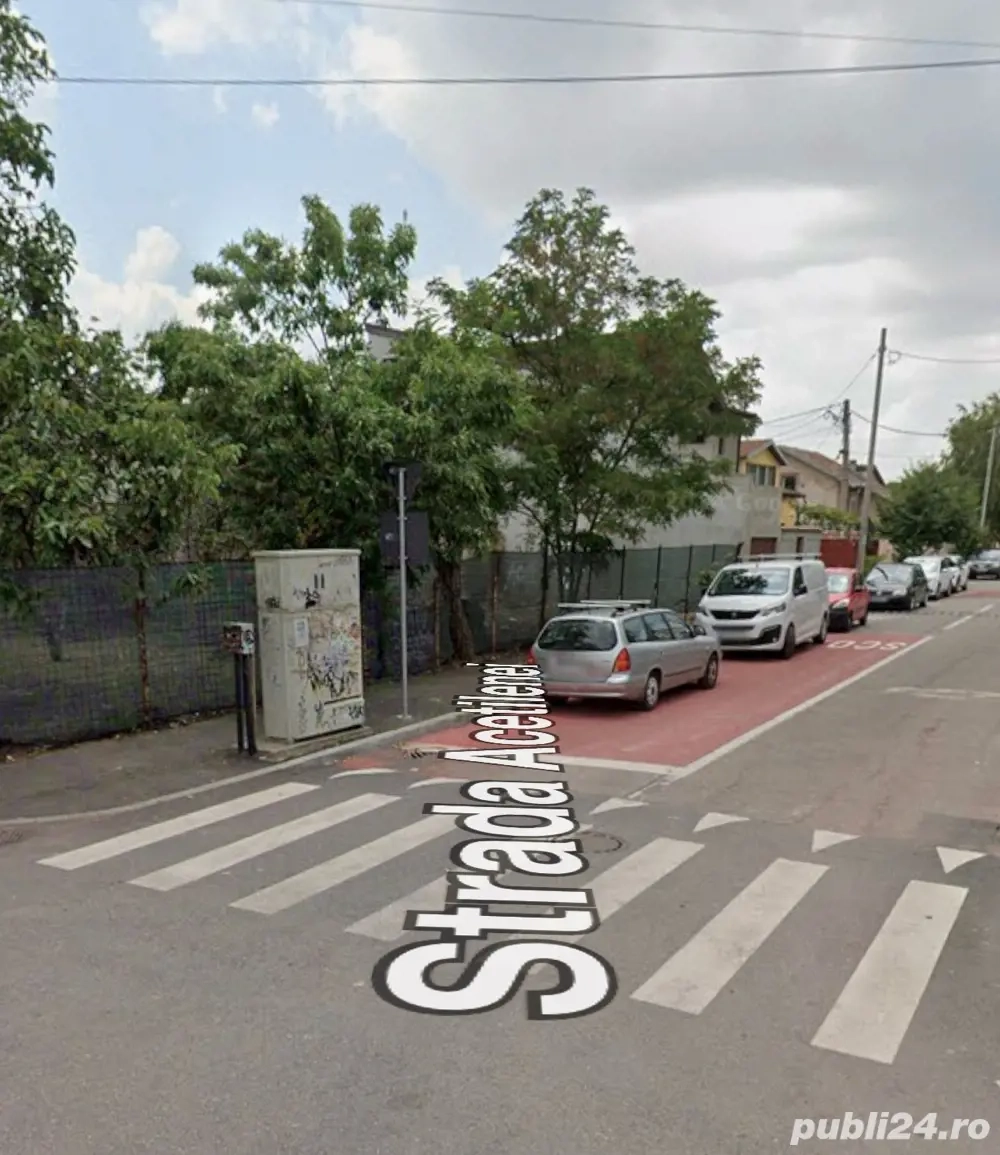 Teren Bucureștii  Noi, 588 mp, deschidere 2 străzi