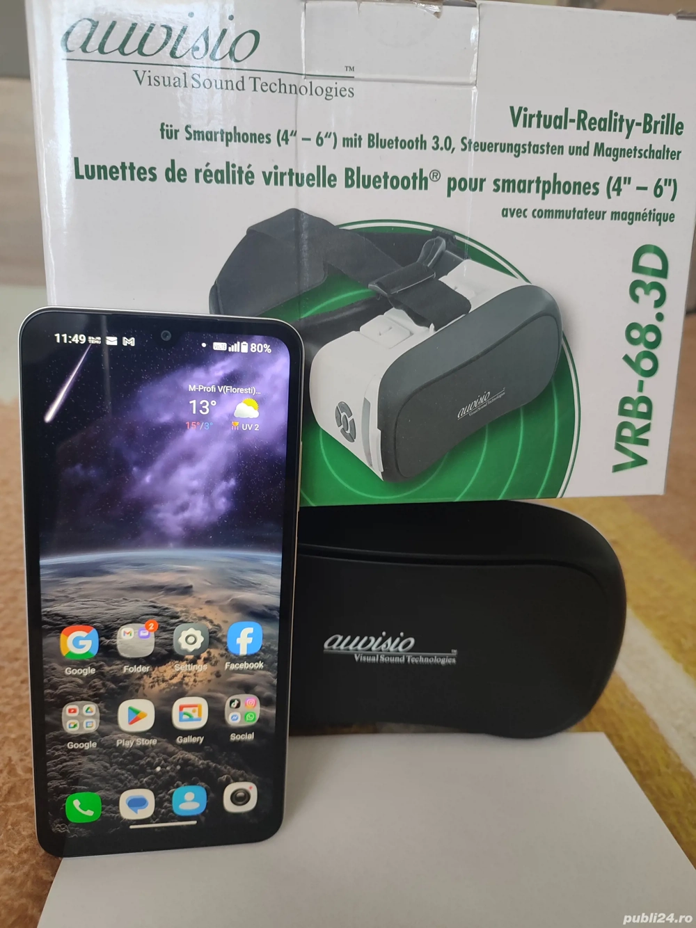 Pachet Smartphone Xiaomi Redmi A5 Gold + Ochelari Vr