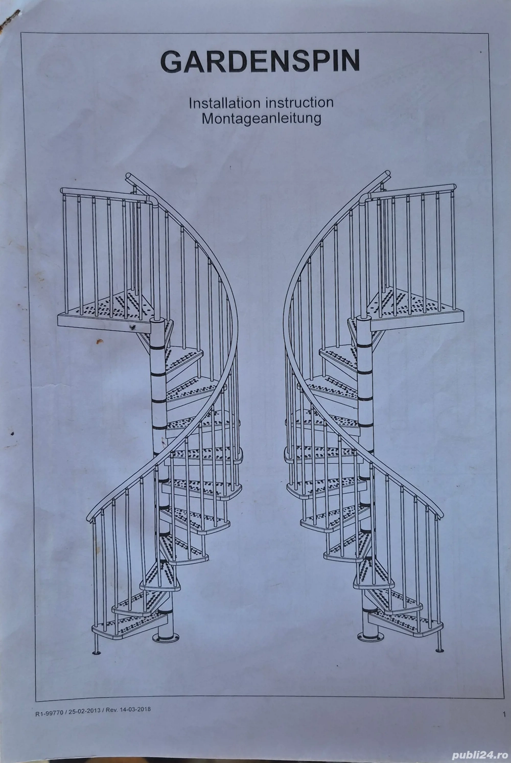 Scară de exterio .interior
